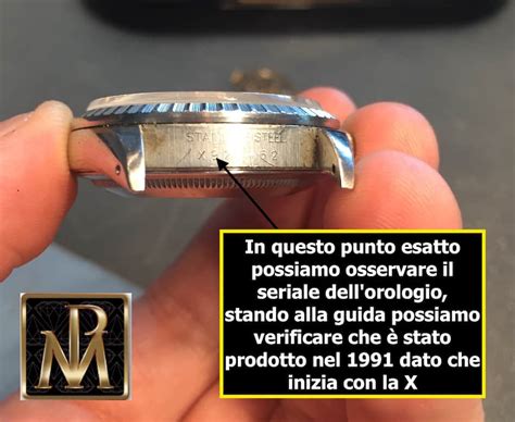 dove si trovano numeri su cassa rolex 116400|Referenza Rolex .